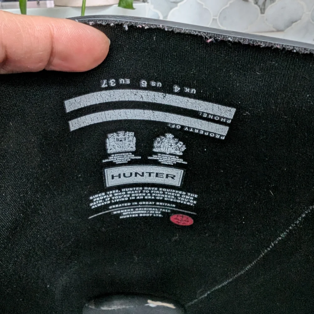 Hunter Women's Black Tall Waterproof Boots - Picture 5 of 6